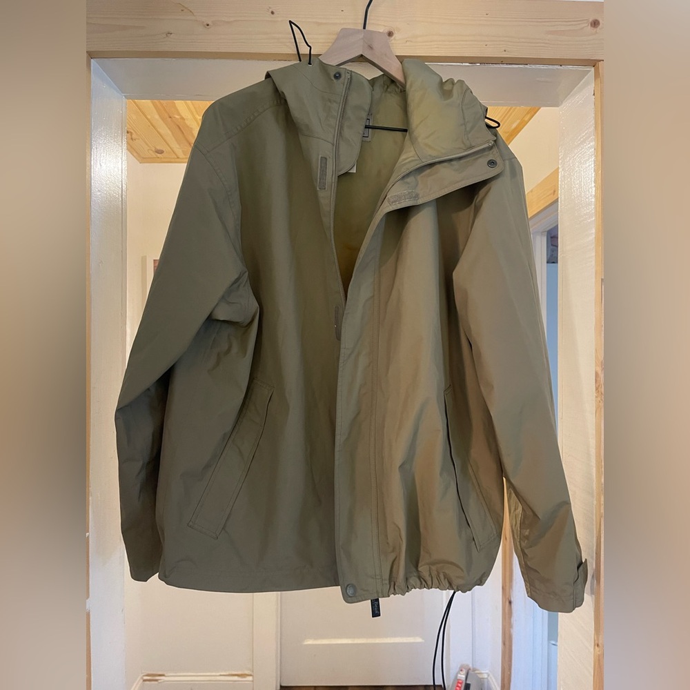 L.L. Bean Men's Khaki Raincoat